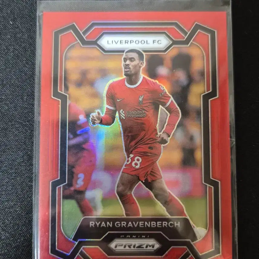 [BUNJANG] Ryan Gravenberch 23-24 EPL Prism 199 Limited Edition Football Card (Liverpool) / 라이언 흐라벤베르흐 199한정 23-24 epl프리즘 축구카드(리버풀)