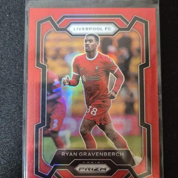 [BUNJANG] Ryan Gravenberch 23-24 EPL Prism 199 Limited Edition Football Card (Liverpool) / 라이언 흐라벤베르흐 199한정 23-24 epl프리즘 축구카드(리버풀)