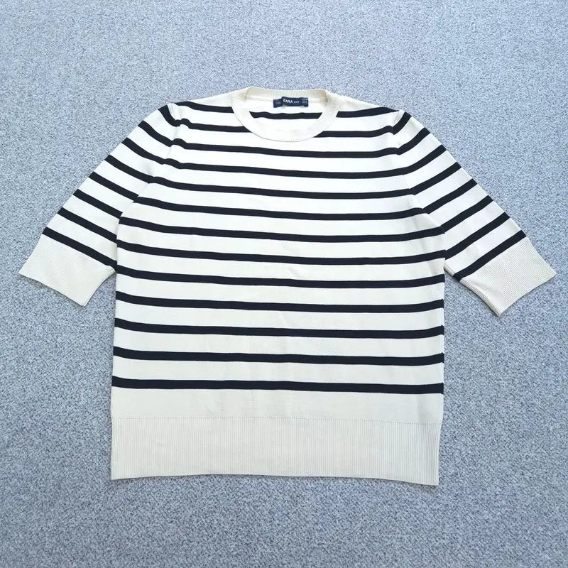 [BUNJANG] ZARA Knit Short Sleeve T-Shirt M / M 자라 반팔 니트 | 0603B08