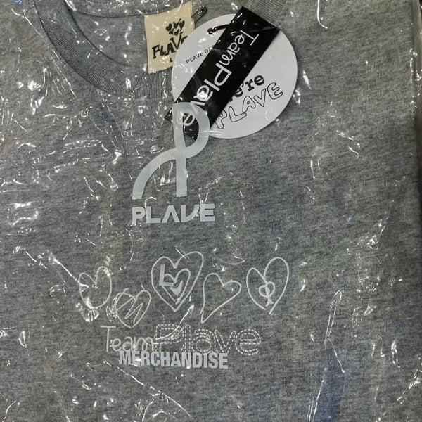 [BUNJANG] Team Plave Gray T-Shirt (Sealed) / 팀플레이브 회색 반팔(미개봉)