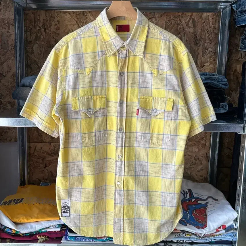 [BUNJANG] Levi's Western Check Pattern Shirt (L) / 리바이스 웨스턴 체크 패턴셔츠 (L)