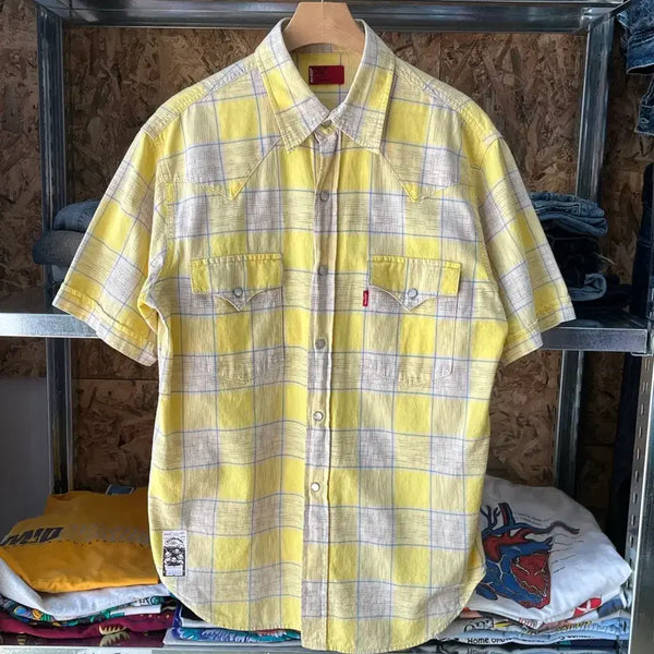 [BUNJANG] Levi's Western Check Pattern Shirt (L) / 리바이스 웨스턴 체크 패턴셔츠 (L)