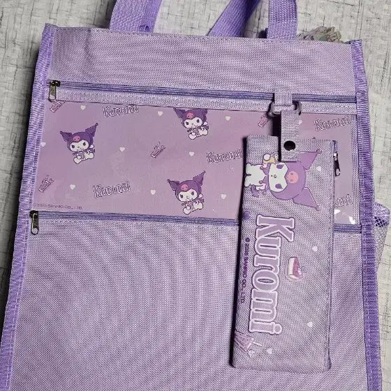 [BUNJANG] Kuromi Lavender Tote Bag / 쿠로미 라벤더 토트백