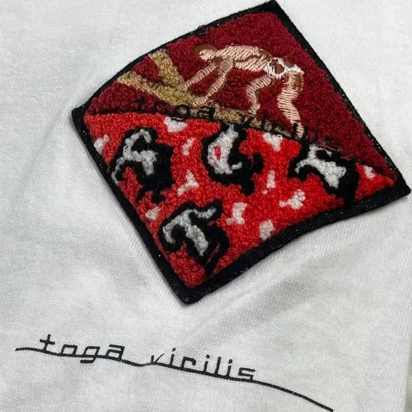 [BUNJANG] TOGA VIRILIS Terry Patch Short Sleeve T-Shirt / 토가비릴리스 태리 패치 반팔 티셔츠 44