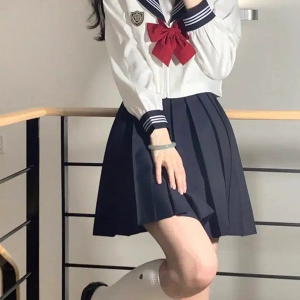 [BUNJANG] Japanese School Uniform JK Sailor Dress Cosplay / 판매) 일본 교복 jk 세라복 코스프레