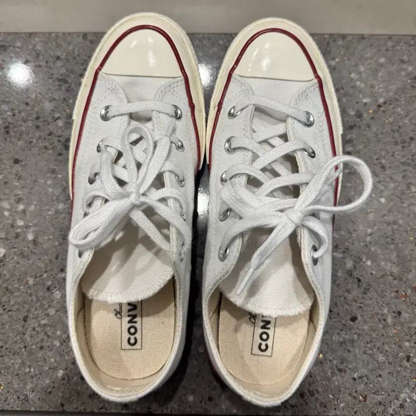 [BUNJANG] Converse Chuck Taylor 70s Low White / 컨버스 척테일러 70s 로우 화이트 230