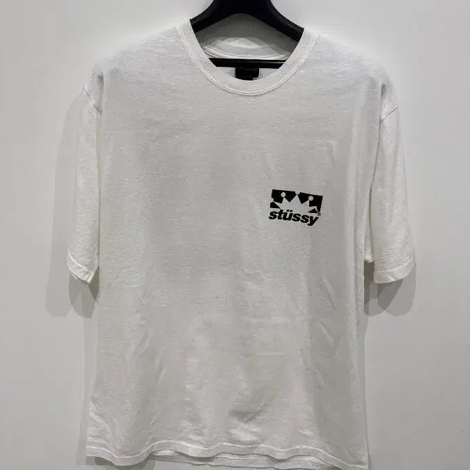 [BUNJANG] Stüssy Crown Logo Cotton T-Shirt / [L] 스투시 크라운 로고 코튼 티셔츠