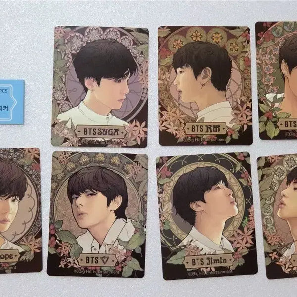 [BUNJANG] BTS Bangtan Boys Cold Brew Illustration Sticker Bundle Set / 콜드브루 bts 방탄소년단 일러스트 스티커