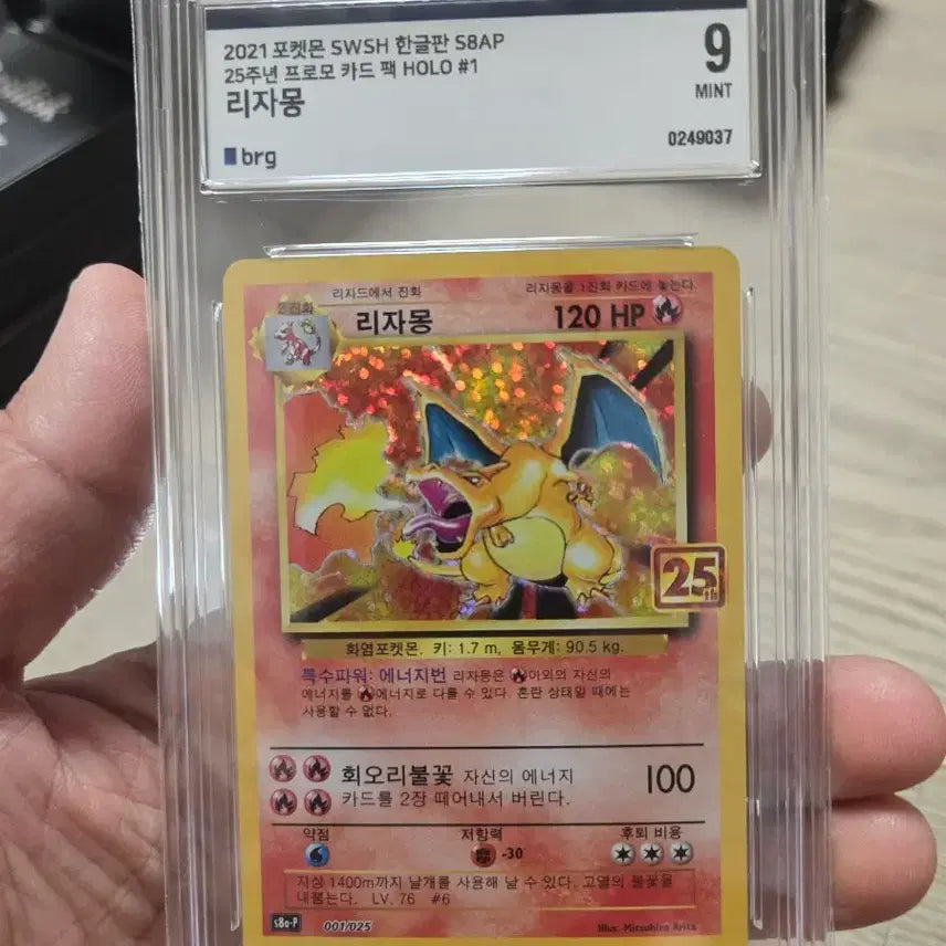 [BUNJANG] Pokemon TCG 25th Anniversary Holo Charizard BRG 9 Mint / 25주년 리자몽 brg9 한판 팝니다