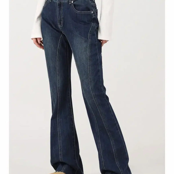 [BUNJANG] Urban Dress Bootcut Pants Blue L / 어반드레스 부츠컷 팬츠 블루 L