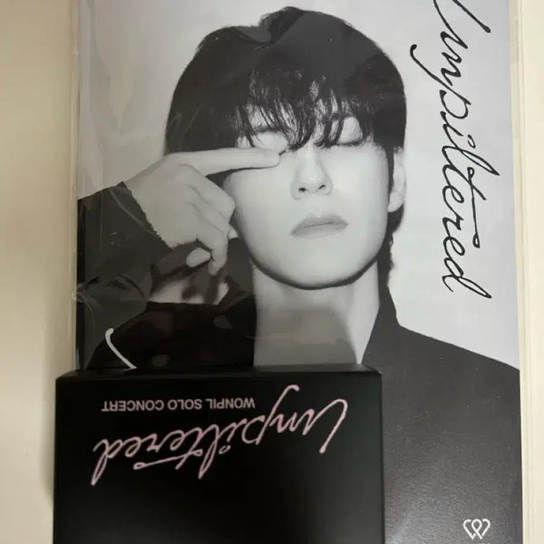 [BUNJANG] DAY6 Wonpil Unfiltered Solo Concert Final Day Fanclub Gift Entry Photocard & Slogan / 원필 언필터드솔콘 막콘 팬클럽기프트 입장포카 슬로건
