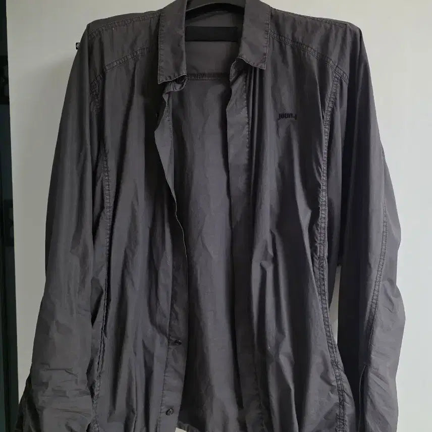 [BUNJANG] JUUN.J 21SS Nylon String Shirt Ash Grey / 21ss 준지 나일론 스트링셔츠 애쉬그레이 팝니다