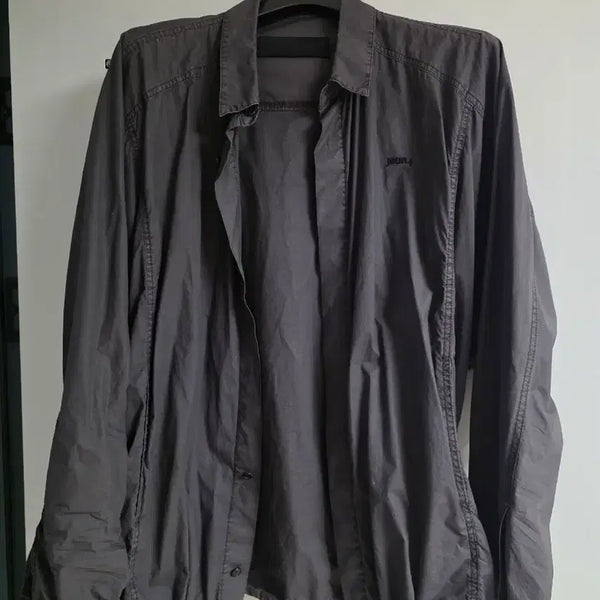 [BUNJANG] JUUN.J 21SS Nylon String Shirt Ash Grey / 21ss 준지 나일론 스트링셔츠 애쉬그레이 팝니다