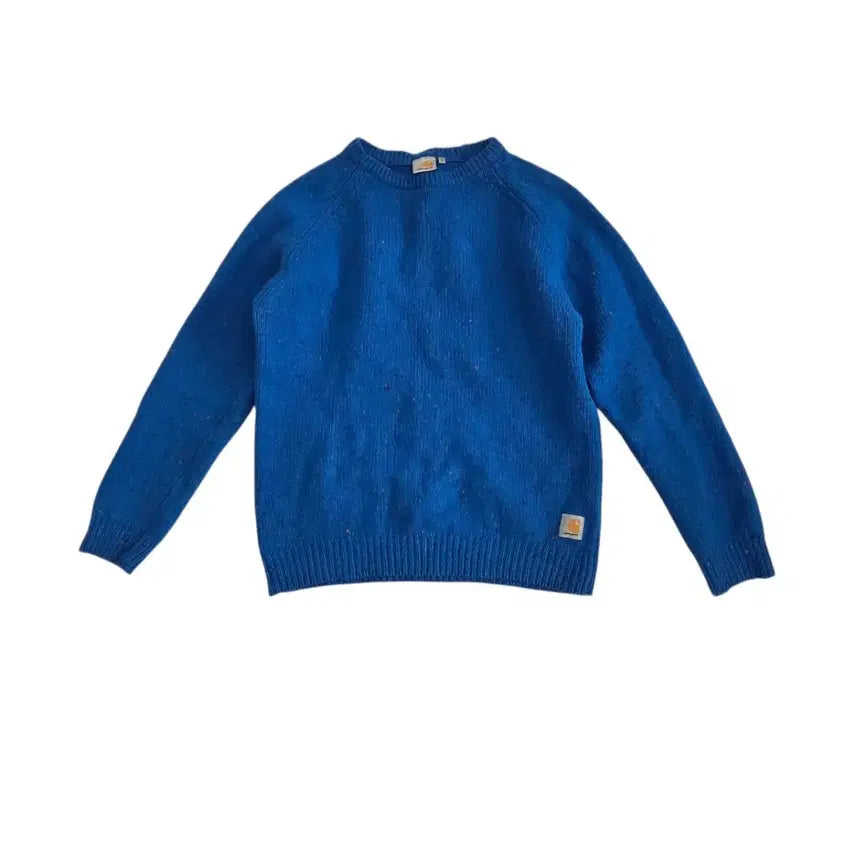 [BUNJANG] Carhartt Blue Lambswool Knit Sweater L / Carhartt 칼하트 블루 램스울 니트