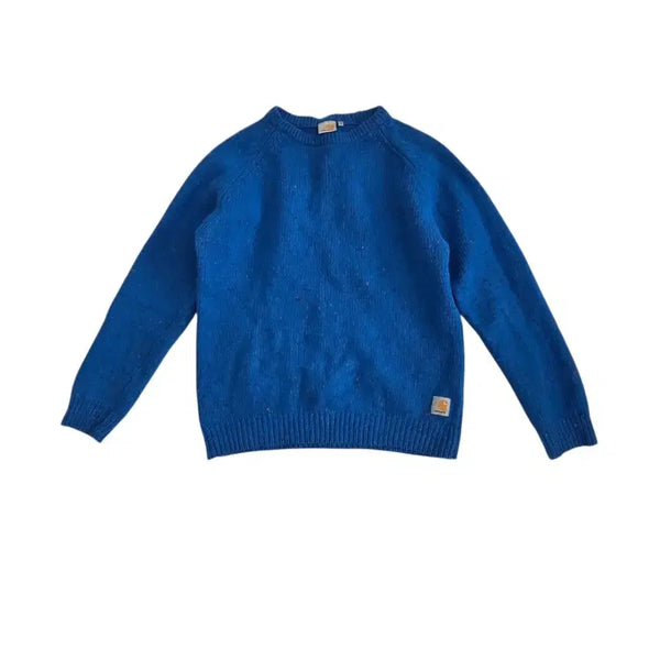 [BUNJANG] Carhartt Blue Lambswool Knit Sweater L / Carhartt 칼하트 블루 램스울 니트
