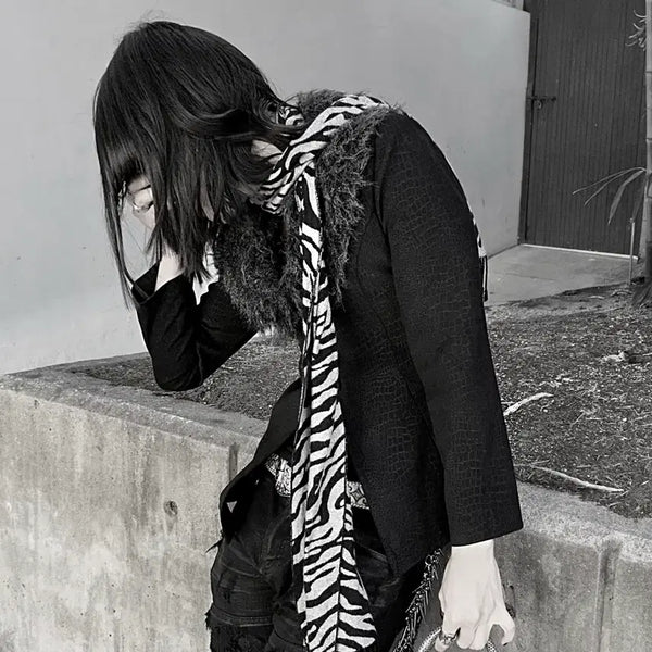 [BUNJANG] Python Fur Jacket / Phython fur jacket vkei v-kei