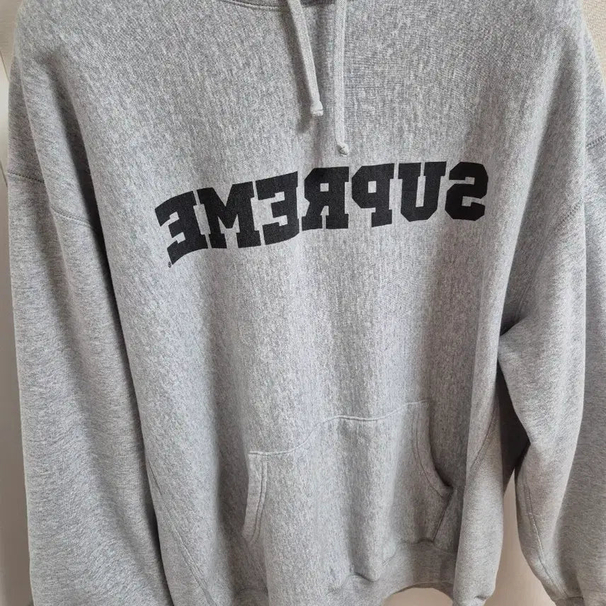 [BUNJANG] Supreme Collegiate Hooded Sweatshirt Heather Grey 24SS / 슈프림 컬리지에이트 후드 스웨트셔츠 헤더그레이 24ss
