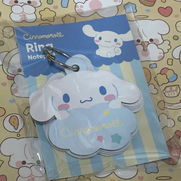 [BUNJANG] Sanrio Cinnamoroll Ring Memo Pad / 산리오 _ 시나모롤 링 노트 메모지 [더이상 할인 X]