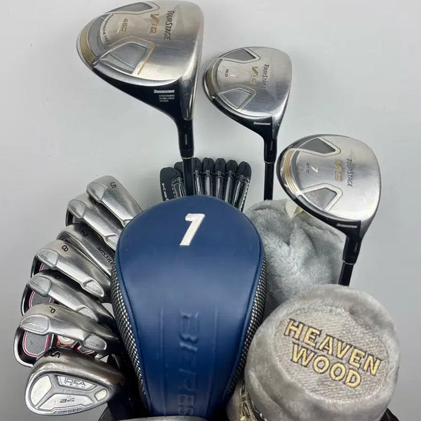 [BUNJANG] TourStage & TaylorMade Men's Used Steel Golf Club Full Set / 투어스테이지, 테일러메이드 조합형 남성 중고 스틸 골프채 풀세트