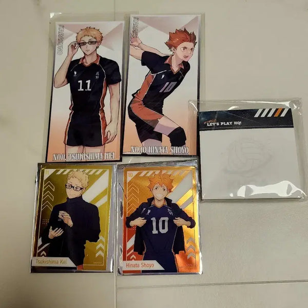 [BUNJANG] Haikyuu!! Karasuno Tsukishima Hinata Trading Cards & Illustration Cards Bundle Set / (일괄) 하이큐 카라스노 츠키시마 히나타 트레카 일러스트 카드