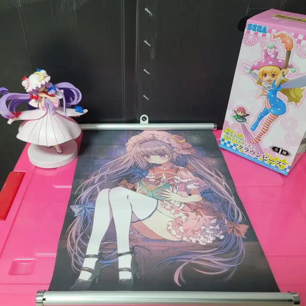 [BUNJANG] Clownpiece Patchouli Unsealed Anime Figure & Scroll Rod / 파츄리 클라운피스 미소녀 피규어 파츄리 족자봉 동방프로젝트