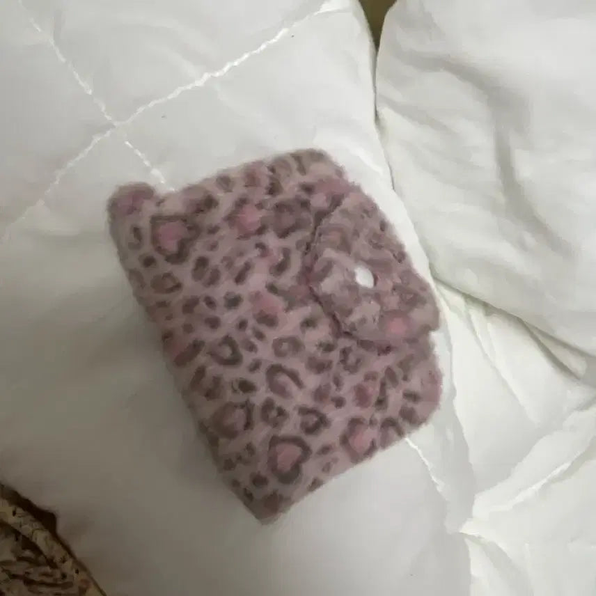 [BUNJANG] Pink Leopard Print Wallet / 핑크 호피 지갑