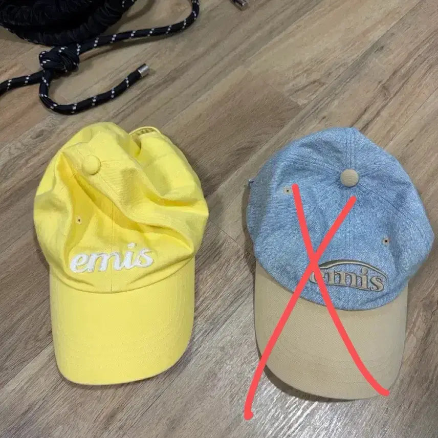 [BUNJANG] EMIS Logo Ball Cap (Light Blue) / 이미스 볼캡