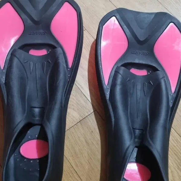 [BUNJANG] Smart Swim Fins Pink/Black / 스마트 물갈퀴 핀 핑크/블랙