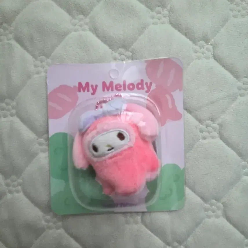[BUNJANG] Sanrio My Melody Sausage Plush Keychain / [정품] 산리오 소세지 마이멜로디 인형 키링