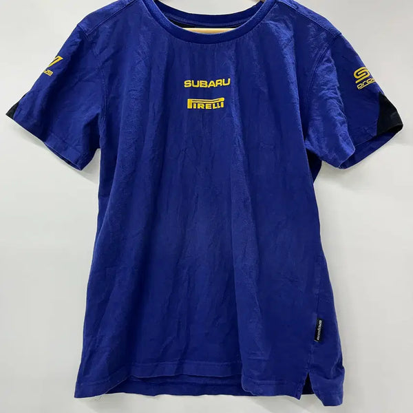 [BUNJANG] 1990s Subaru Pirelli World Rally Team Racing T-Shirt (Size M) / 1990년대 빈티지 레이싱 스바루 피렐리 월드 랠리팀 반팔티셔츠 M사이즈