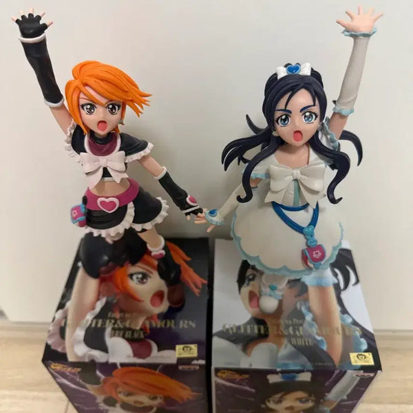[BUNJANG] Banpresto Pretty Cure Cure Black & Cure White Figure Set / 반프레스토 프리큐어 피규어 큐어 블랙 큐어 화이트 세트