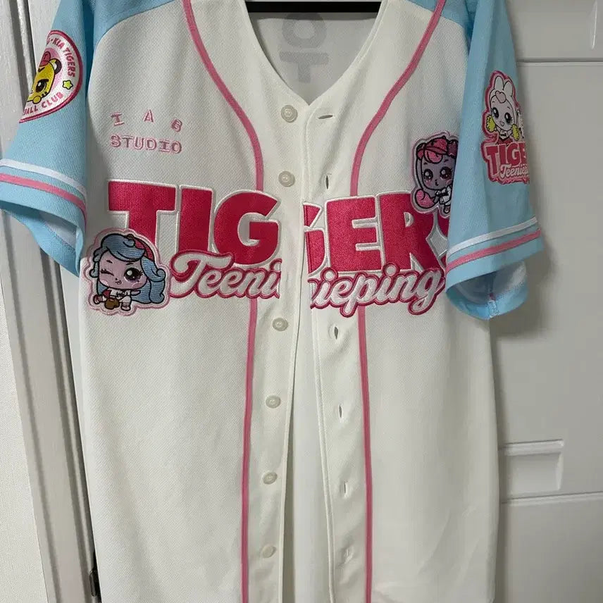 [BUNJANG] Kia Tigers Teenieping Jungwooping Marked Baseball Jersey Size 100 / 기아타이거즈 티니핑 정우핑 마킹 유니폼 사이즈 100