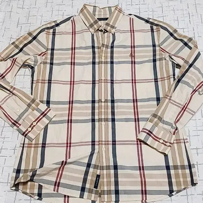 [BUNJANG] Beanpole Check Shirt / 빈폴 체크셔츠 110 가슴63 기장79