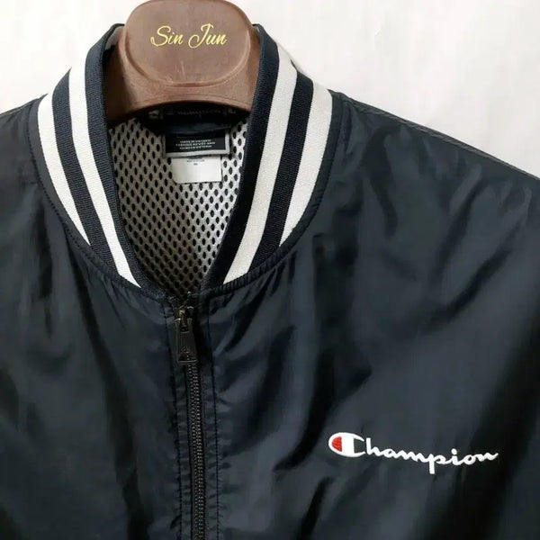 [BUNJANG] Champion Satin Jacket 4XL / 챔피온 새틴 자켓 4XL