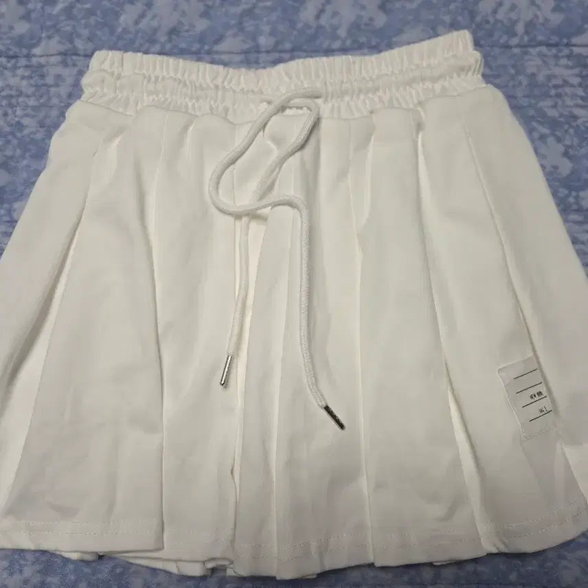 [BUNJANG] Pleated Midi Skirt White / 플리츠 스커트 화이트