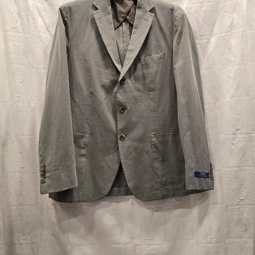 [BUNJANG] Polo Ralph Lauren Garment-Dyed Cotton Blazer Jacket (Size 42R / Approx. 105-110) / 폴로 랄프로렌 가먼트 다잉 코튼 블레이저 자켓 42R(105정도)