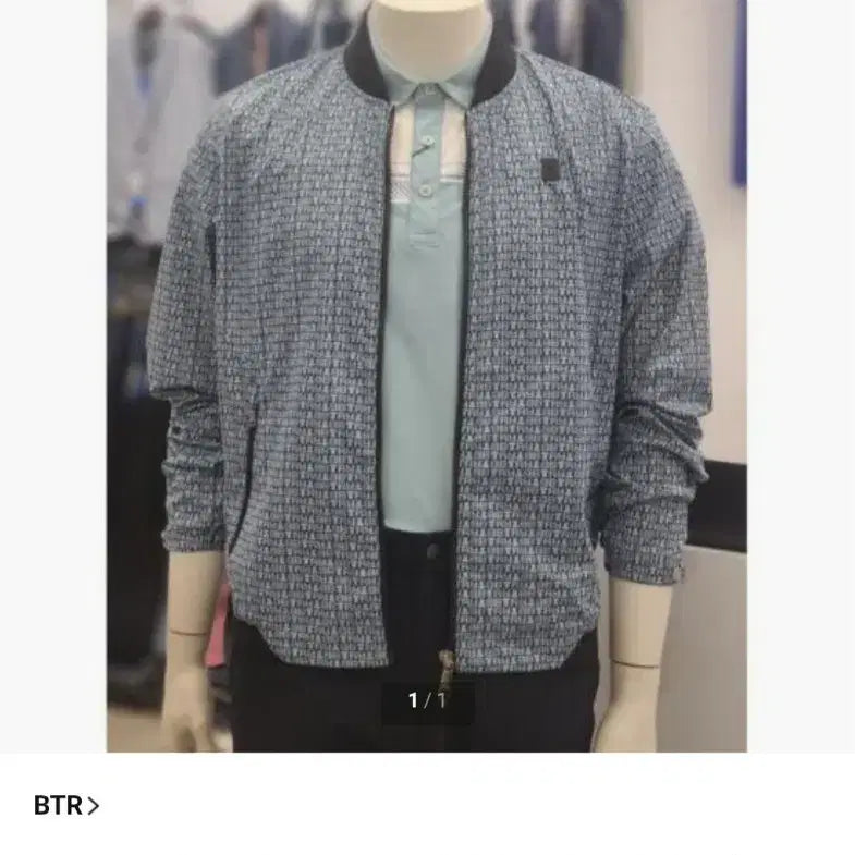 [BUNJANG] BTR Golf Full-Zip Windbreaker Jumper Eric B / BTR 골프 집업 바람막이 점퍼 에릭B