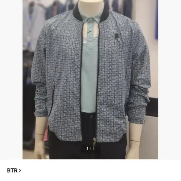 [BUNJANG] BTR Golf Full-Zip Windbreaker Jumper Eric B / BTR 골프 집업 바람막이 점퍼 에릭B