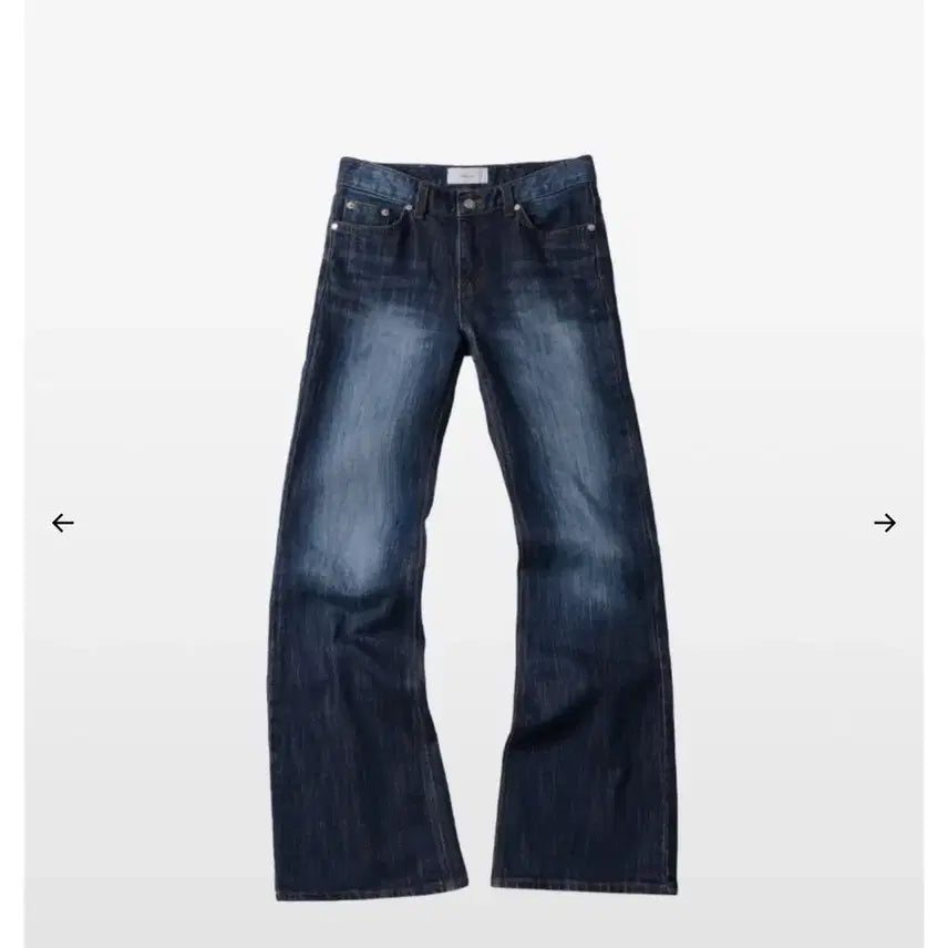 [BUNJANG] Kim Seoul Rainfall Line Bootcut Jeans / 새상품) 킴서울 레인폴 라인 부츠컷 s