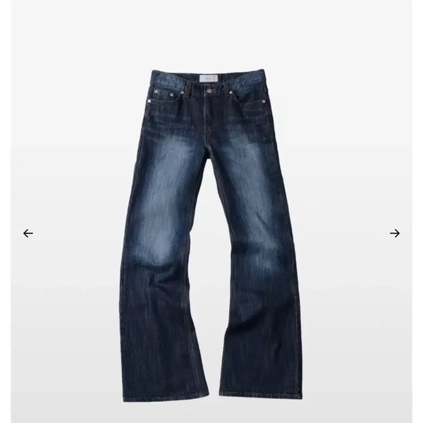 [BUNJANG] Kim Seoul Rainfall Line Bootcut Jeans / 새상품) 킴서울 레인폴 라인 부츠컷 s
