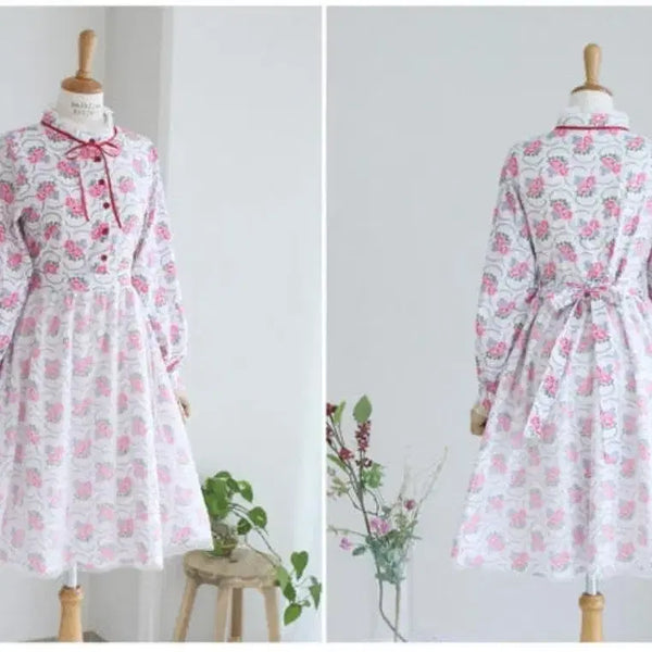 [BUNJANG] Strawberry Jam Project Foggy Rose Dress M Size / 딸기쨈프로젝트 안개 덮힌 장미 원피스 M사이즈 새상품
