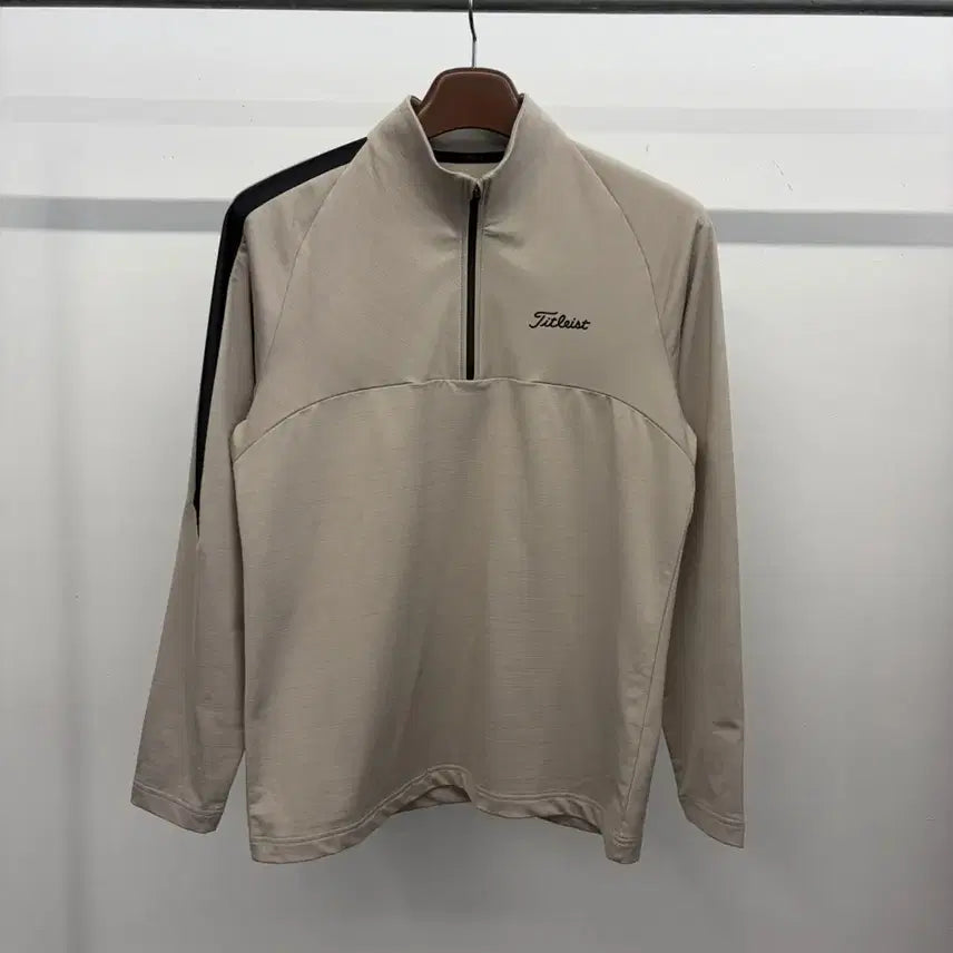 [BUNJANG] Titleist Men's Half-Zip Pullover Long Sleeve T-Shirt / (100) 남성용 타이틀리스트 하프집업 긴팔티 풀오버 티셔츠