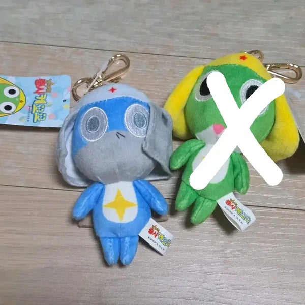 [BUNJANG] Keroro Sergeant Keroro Dororo Keyring Plush / 재고 도로로1) 개구리중사 케로로 도로로 키링 인형