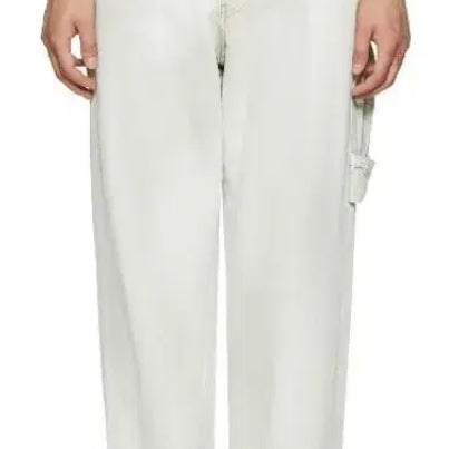 [BUNJANG] Wooyoungmi Carpenter Ivory Pants / [48]우영미 카펜터 아이보리 팬츠