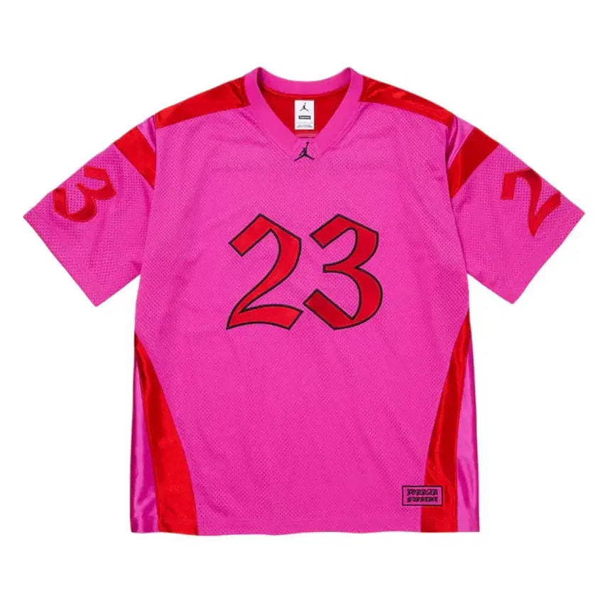 [BUNJANG] Supreme x Jordan Warm Up Jersey Pink / [XXL]슈프림 x 조던 웜 업 저지 핑크 - 26SS