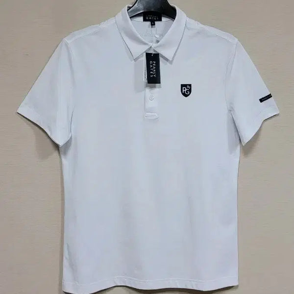 [BUNJANG] Parigates Men's Short Sleeve Collar T-Shirt White Size 5 (100) / 파리게이츠 남성 반팔 카라 티셔츠 100 (새상품)