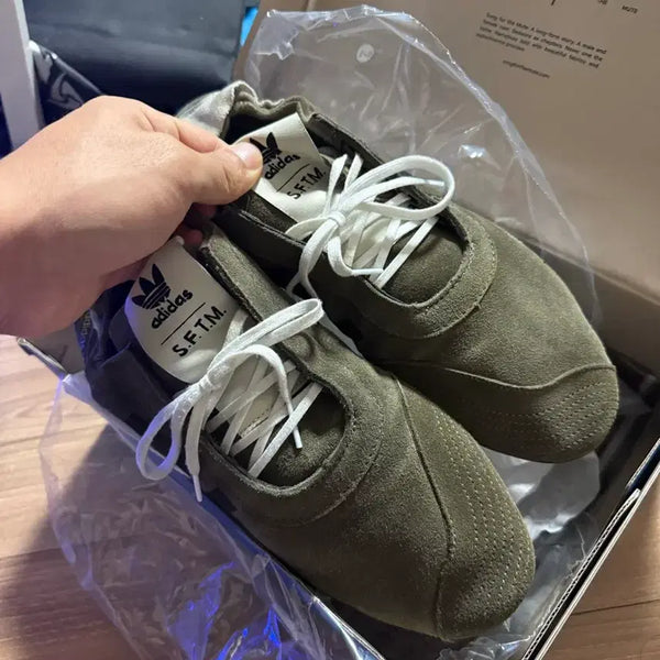 [BUNJANG] Adidas Song for the Mute Taekwon Olive Green Sneakers (285) / 아디다스 송포더뮤트 태권 285
