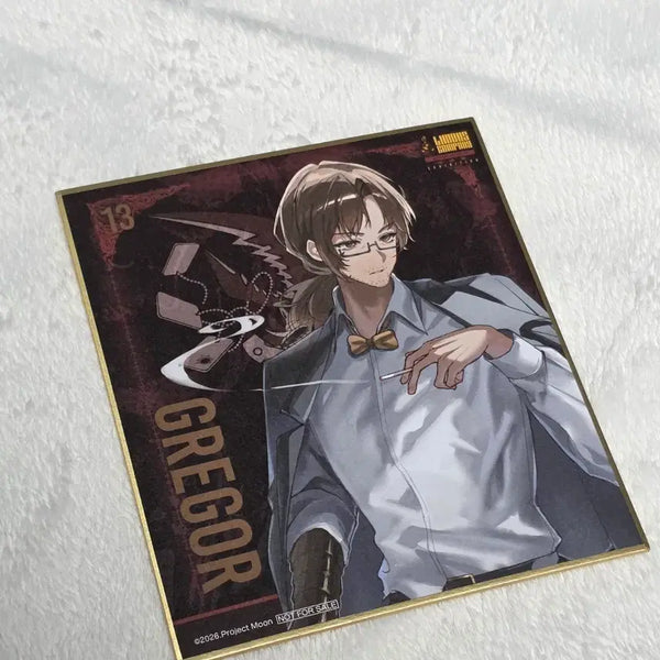 [BUNJANG] Limbus Company Gregor Exhibition Special Art Card / 림버스컴퍼니 전시 특전 그레고르 색지 굿즈