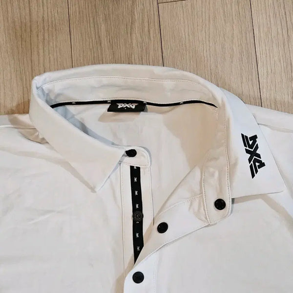 [BUNJANG] PXG White Collar T-shirt Size 100 / PXG 반팔 카라티 화이트 100 가슴단면 53