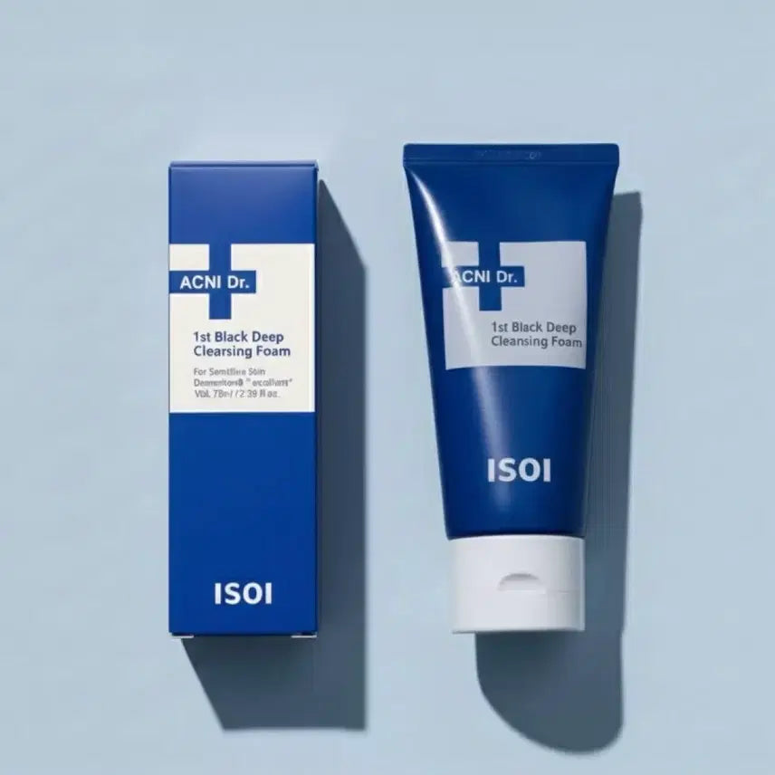 [BUNJANG] Isoi Acni Doctor First Deep Black Cleansing Foam 75ml / 아이소이 아크니 닥터 퍼스트 딥블랙 클렌징폼 75ml 저렴해요